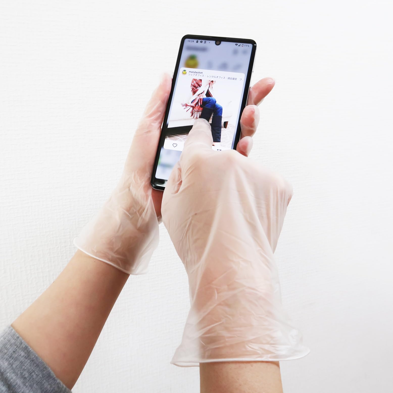 Amazon.co.jp: [Tetote] プラスチック手袋 Lサイズ 100枚入 1箱 PVC